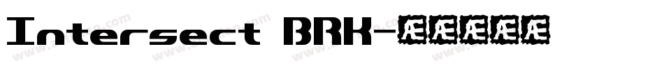 Intersect BRK字体转换